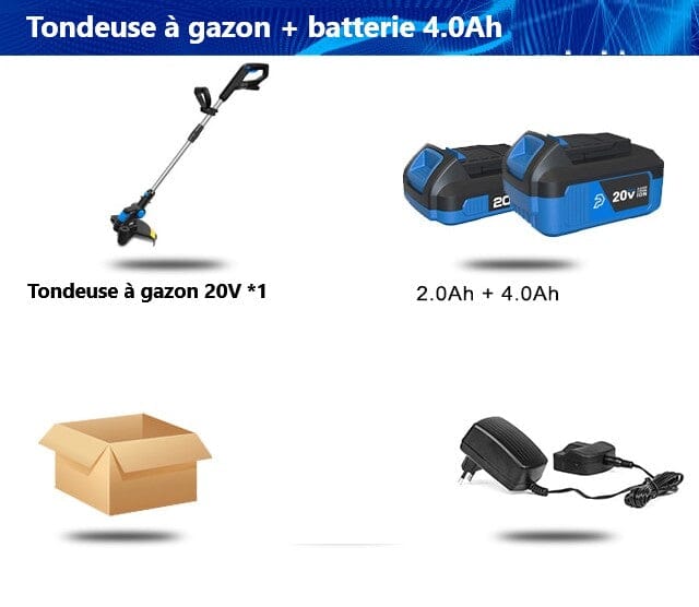 PelouseCut™- Tondeuse électrique portative - Le-jardinier-autonome