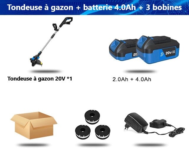 PelouseCut™- Tondeuse électrique portative - Le-jardinier-autonome